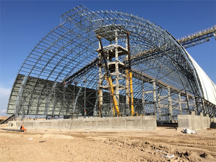 宣威煤机油桶翘工程网架